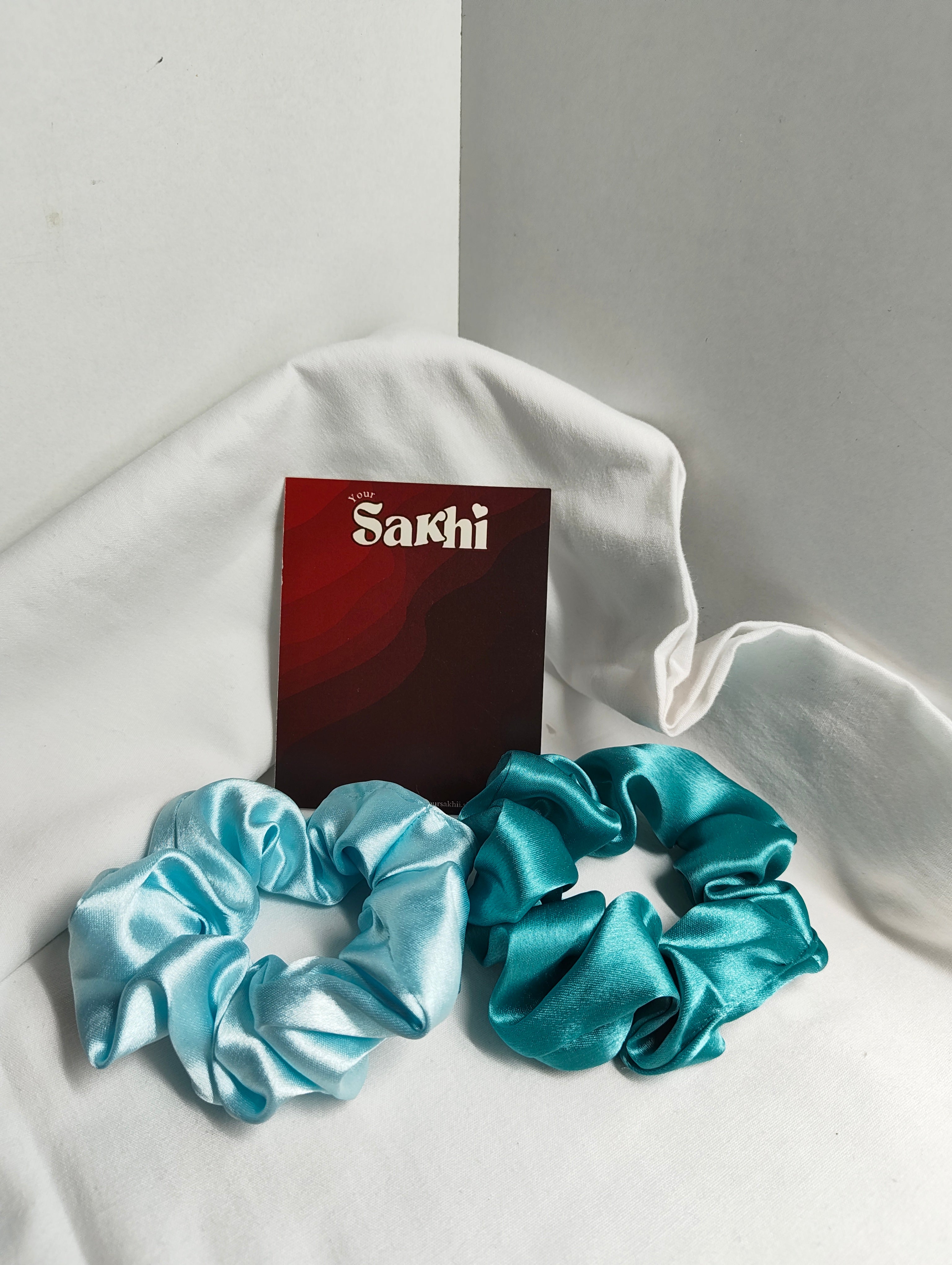 Ocean Blue Scrunchie