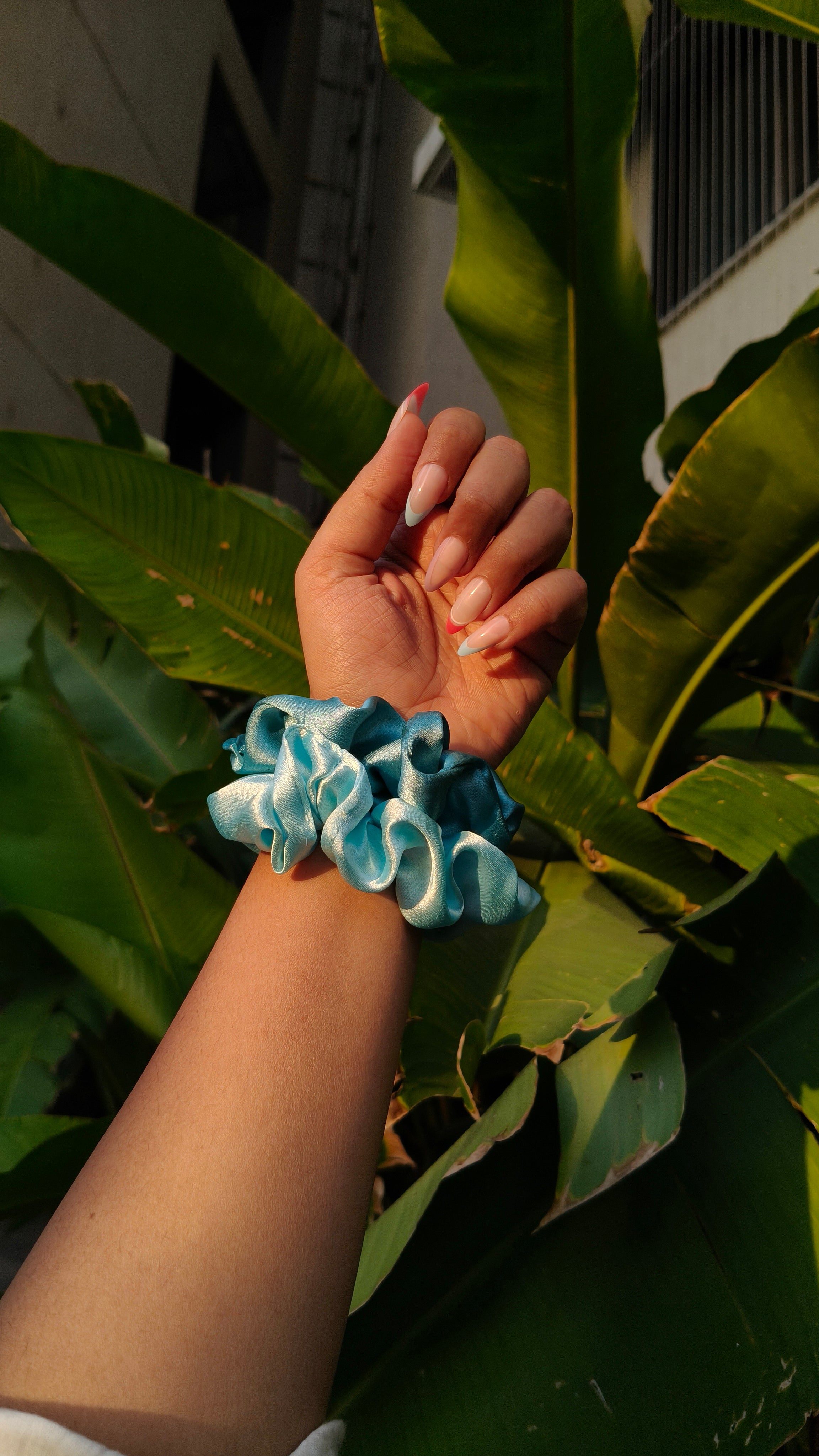 Ocean Blue Scrunchie