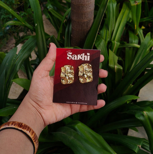 Amber Chunky Earring