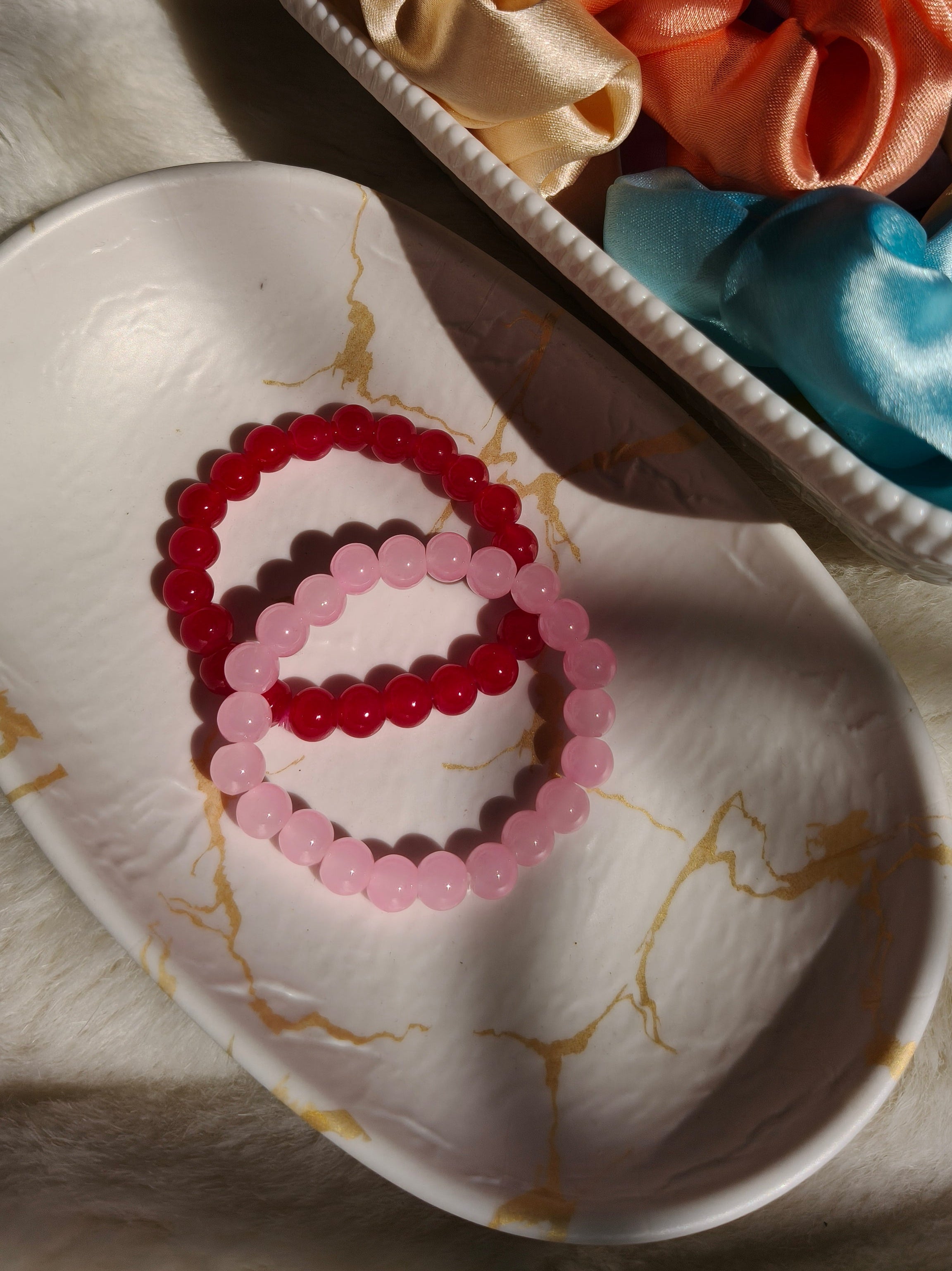 Lychee Beaded Bracelets