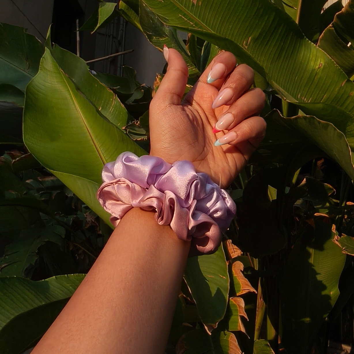 Soft Lilac Scrunchie